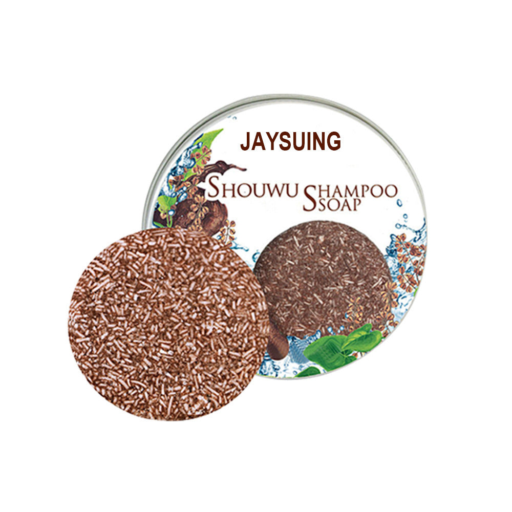Polygonum Multiflorum Shampoo Soap Black Hair