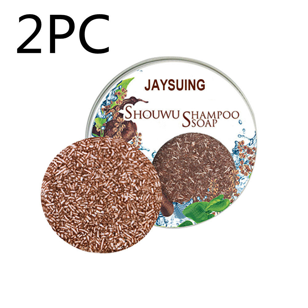 Polygonum Multiflorum Shampoo Soap Black Hair